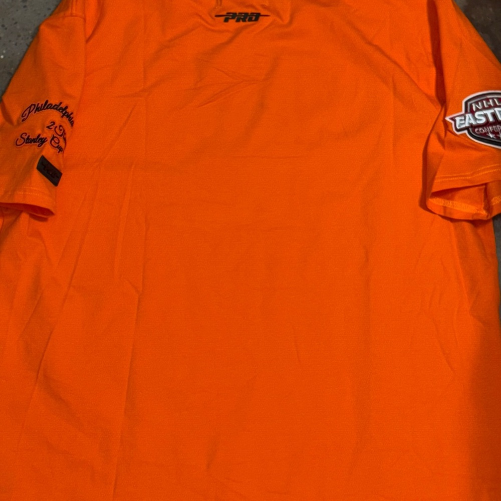 Philadelphia Flyers Pro Standard NHL Hockey Shirt Embroidered Patches Mens Large - Picture 5 of 5